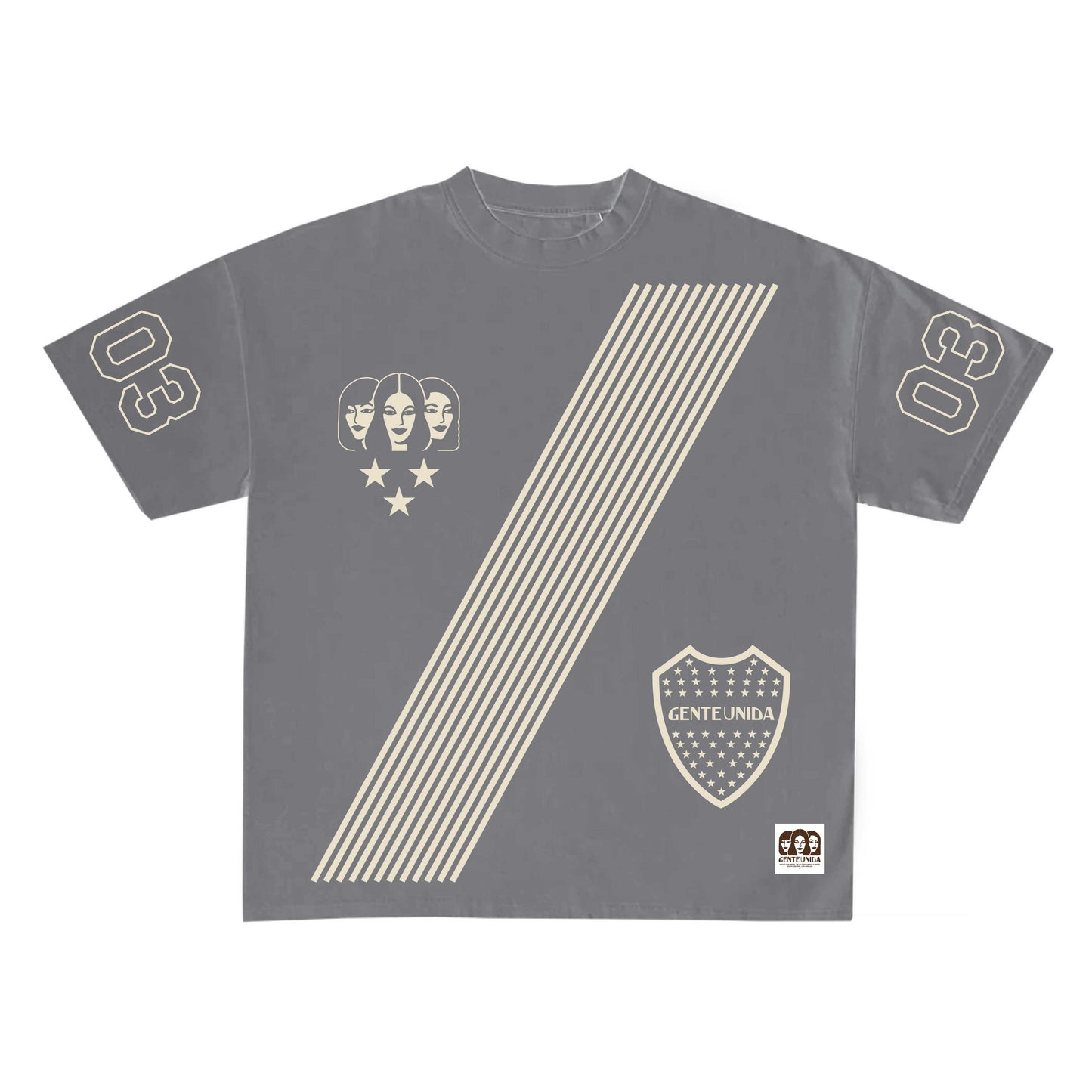 Gente Unida Jersey Tee (Grey)
