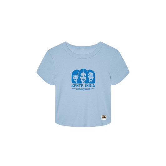 Gente Unida Baby Rib Tee (Baby Blue)