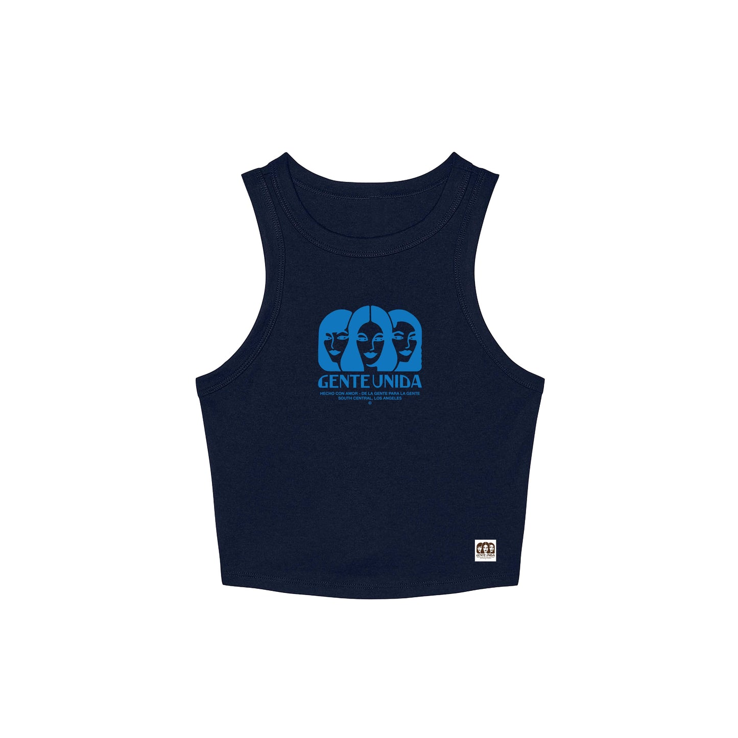 Gente Unida Racer Tank (Navy)